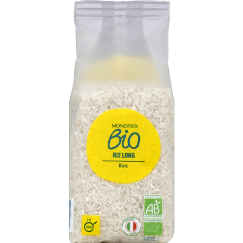 Monoprix Bio Riz Long Blanc 500g