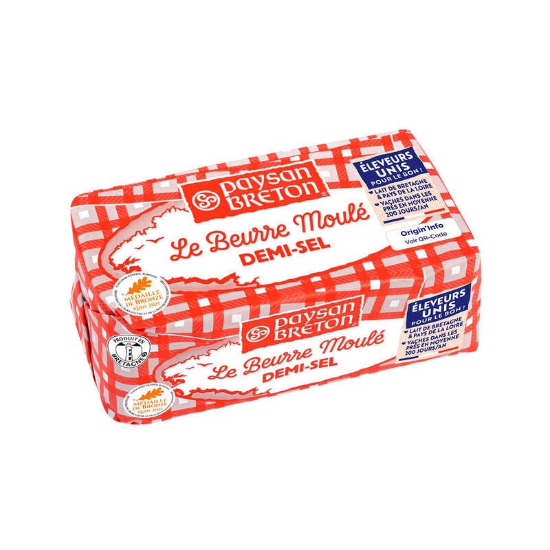 Paysan Breton Beurre Moulé Demi-sel 500g