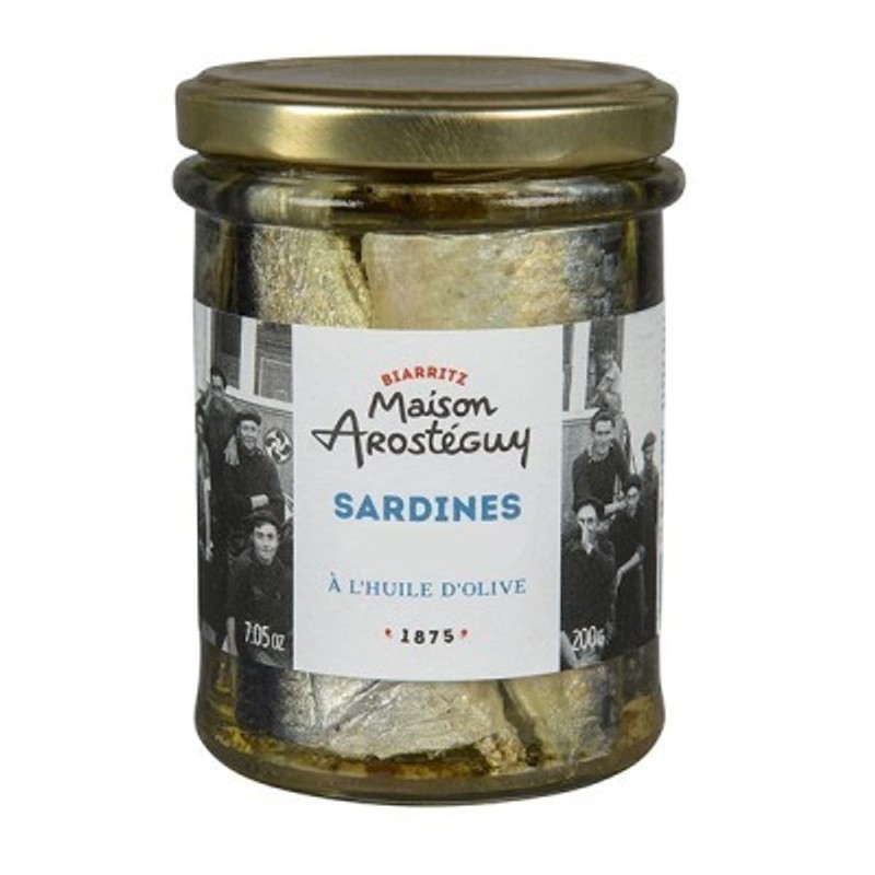 Maison Arostéguy Sardines à l'Huile d'Olive 200g