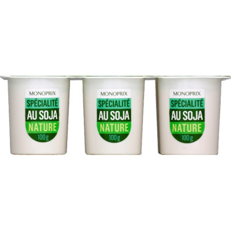 Monoprix Spécialité Fermentée au Soja Nature 6x100g