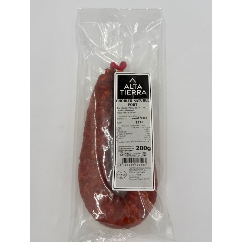 Alta Tierra Chorizo Naturel Fort 200g