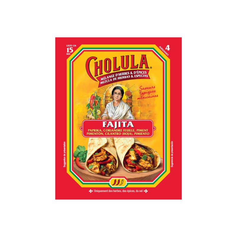 Cholula Mélange d'Épices pour Fajitas 20g