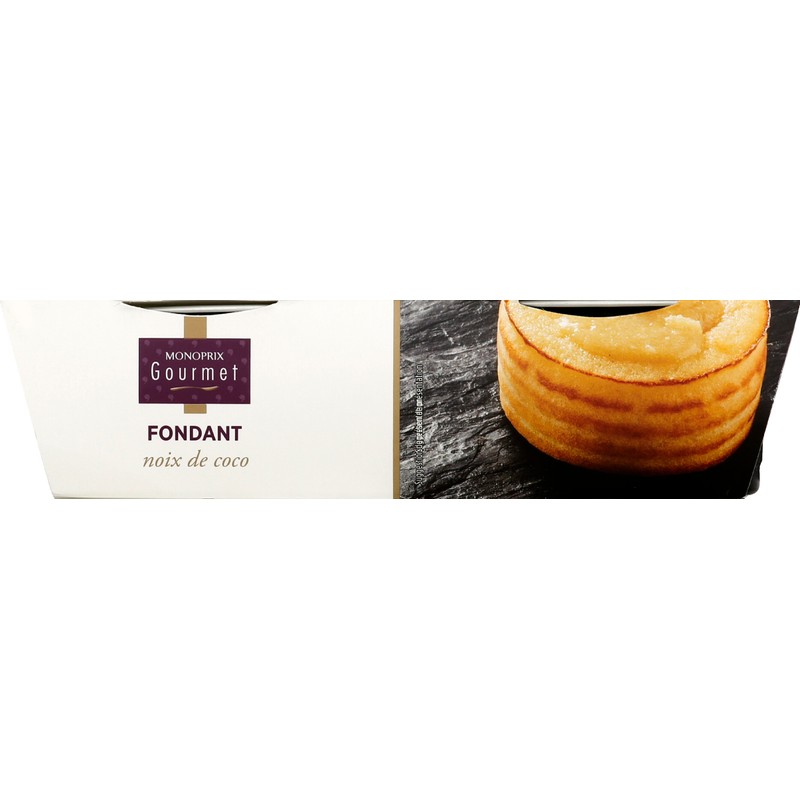 Monoprix Gourmet Fondant noix de coco 2x90g