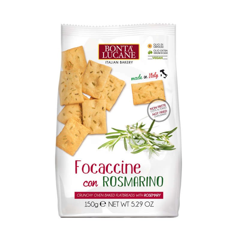 Bonta' Lucane Focaccine romarin 150g