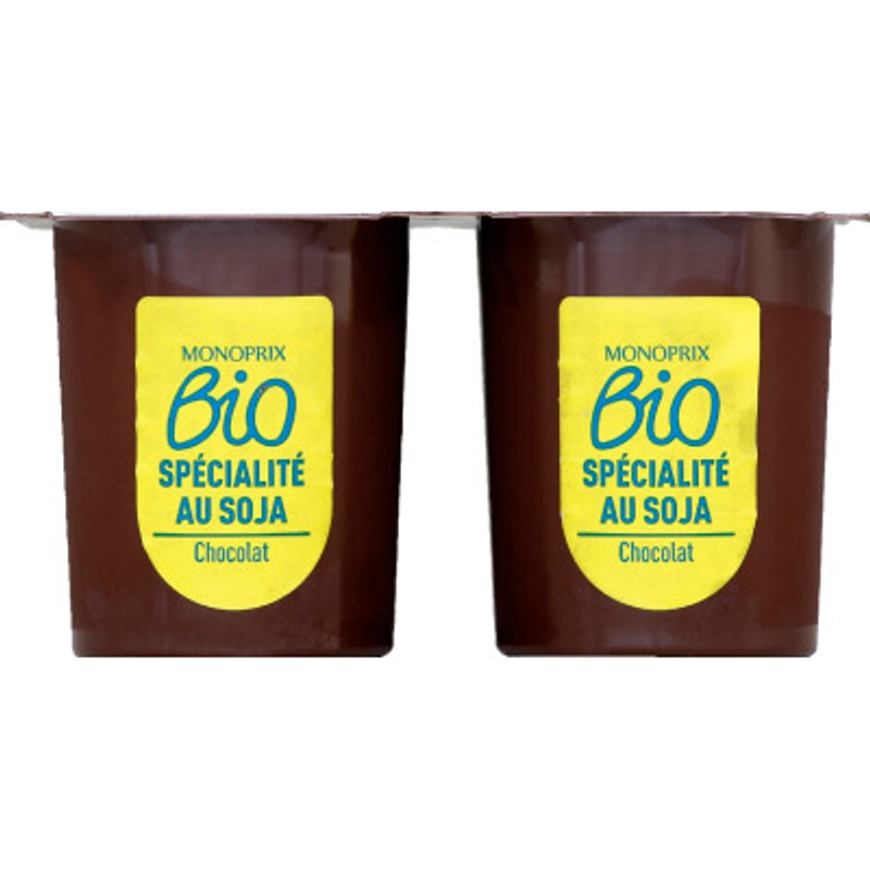 Monoprix Bio Spécialité Au Soja Chocolat 4x100g