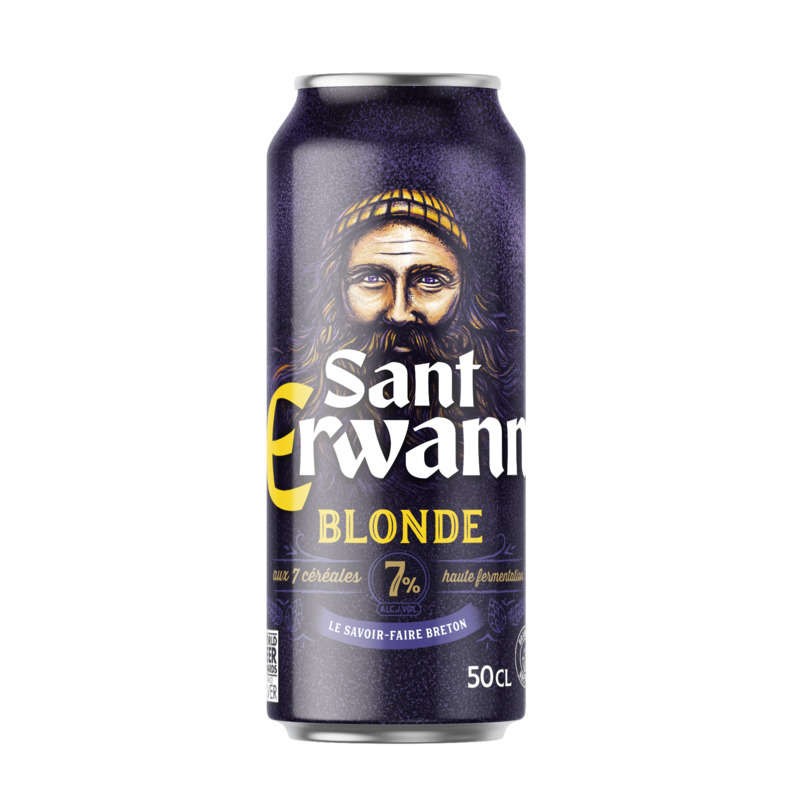 Sant Erwann Bière Blonde canette 50cl