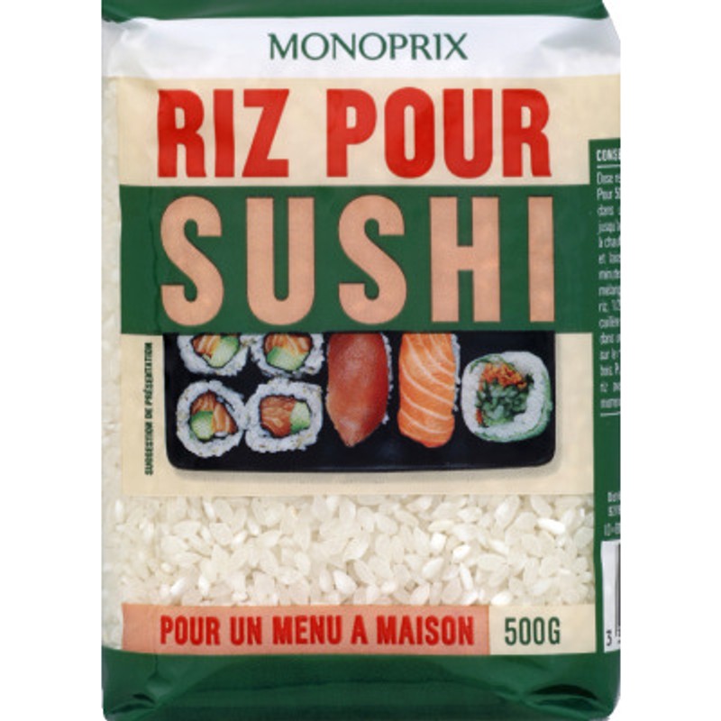 Monoprix Riz Sushi 500g
