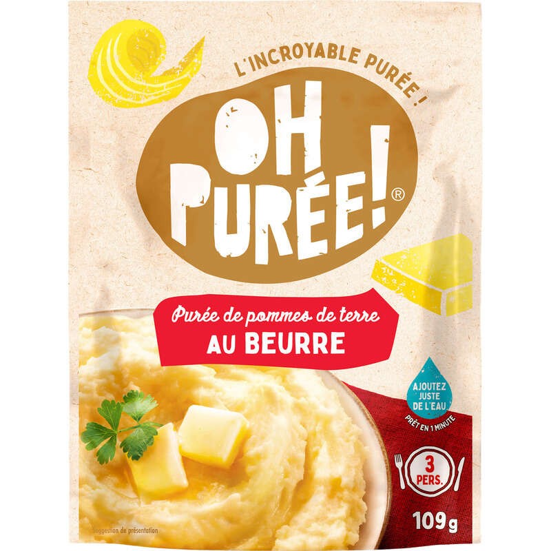 OH PURÉE ! Purée Beurre 109g