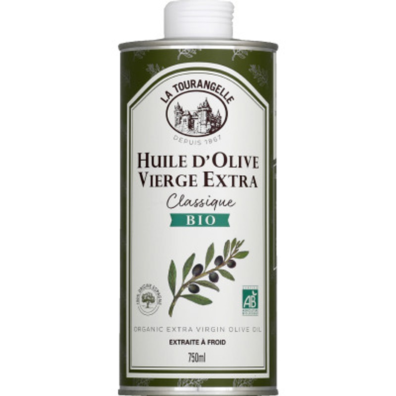 La Tourangelle Huile d'olive vierge extra bio 750ml