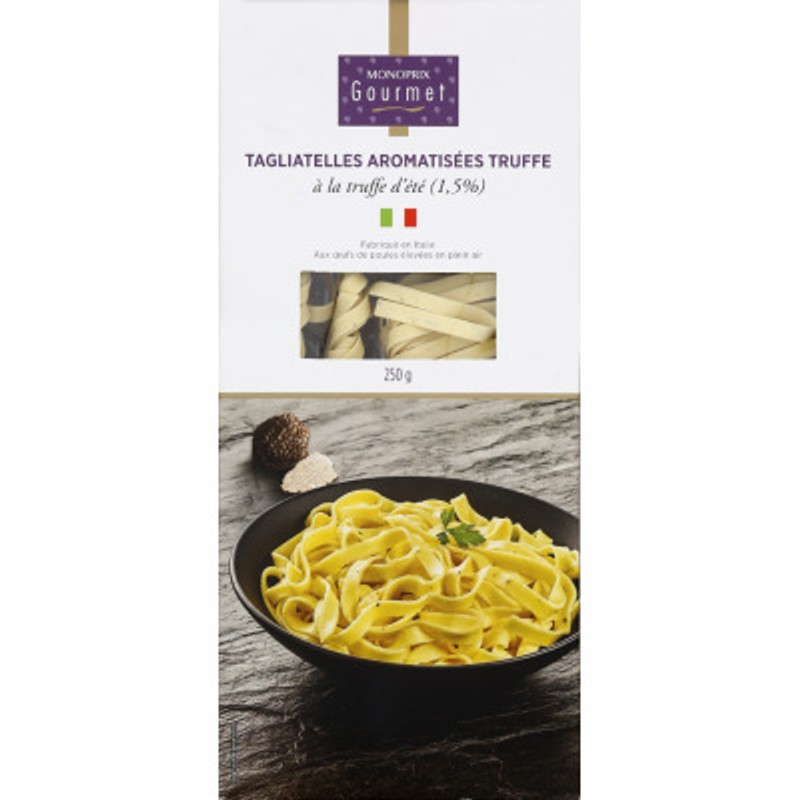 Monoprix Gourmet Tagliatelle aromatisées Truffes 250g