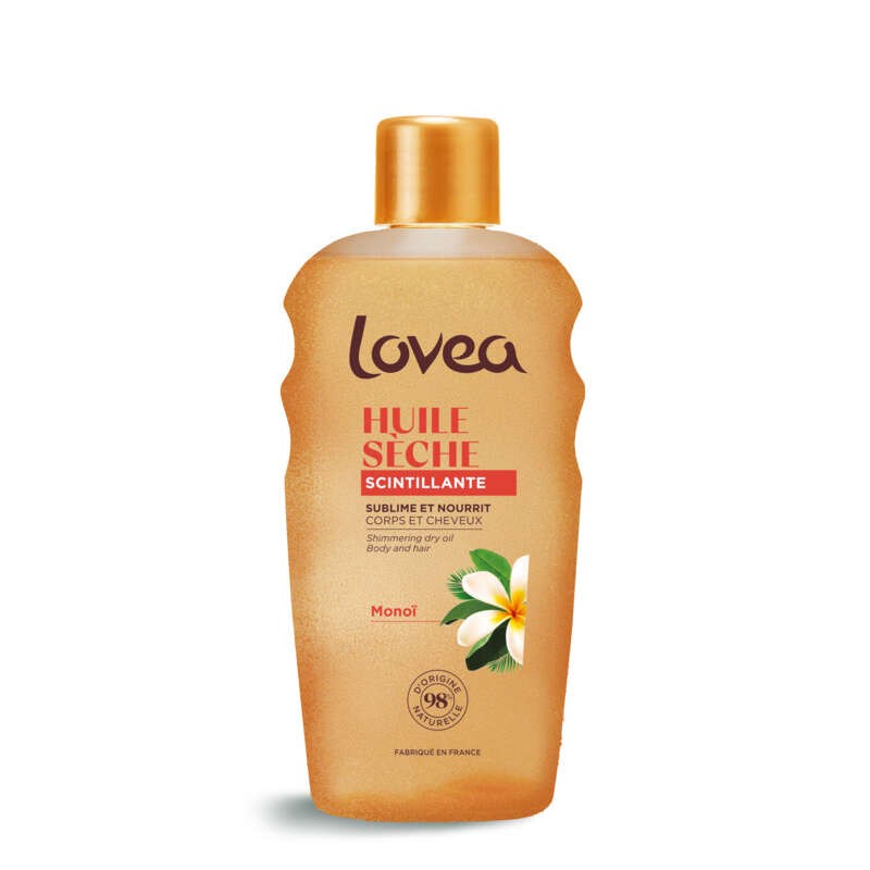 Lovea Huile Sèche Scintillante au Monoï 150ml