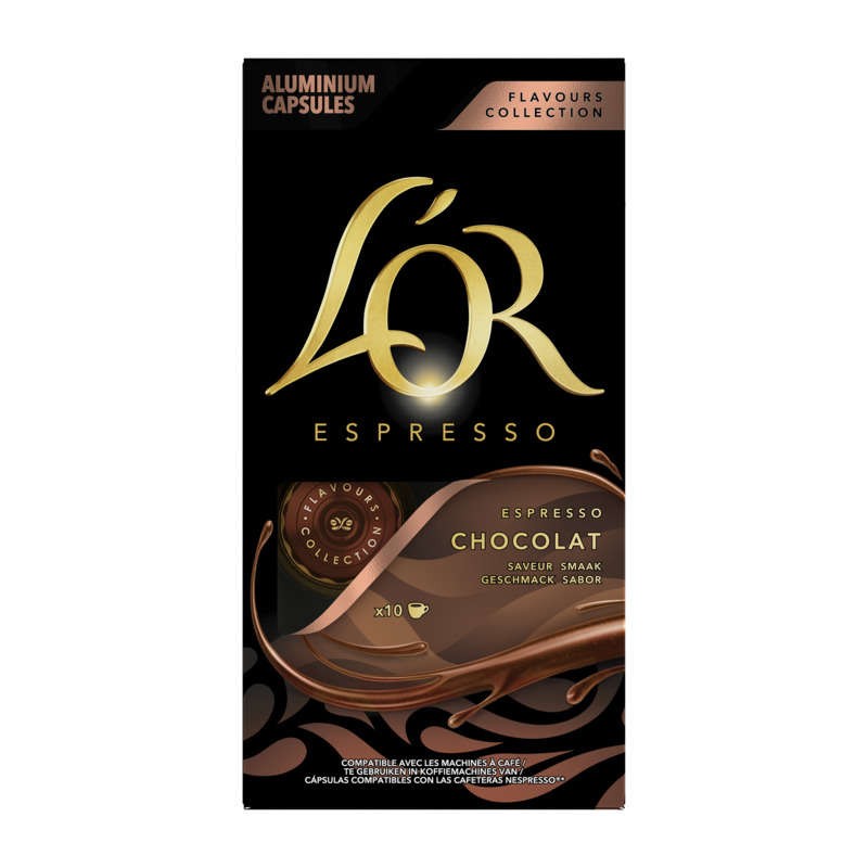 L'OR Chocolate Café en capsules x10 - 52g