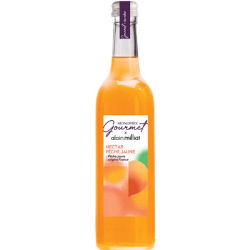 Monoprix Gourmet x Alain Milliat Nectar de Pêche Jaune 75cl
