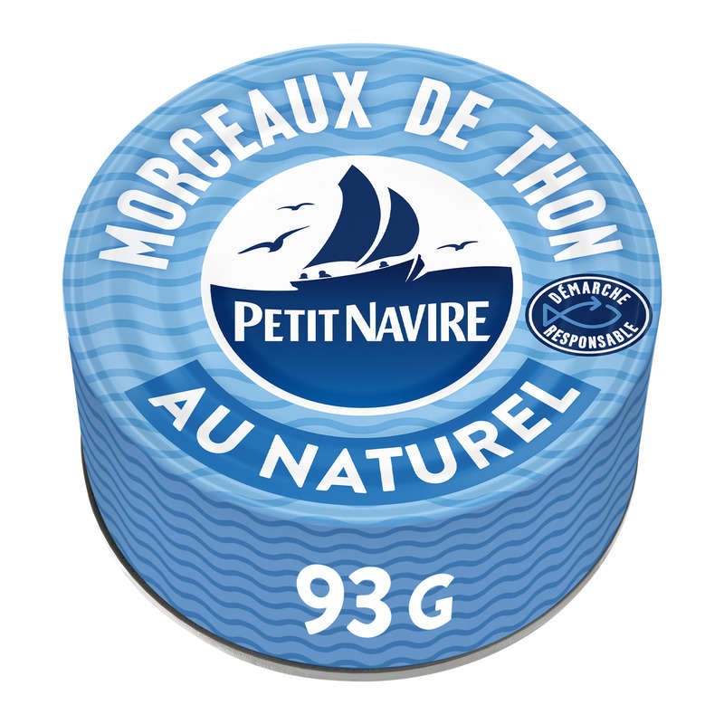 Petit Navire Morceaux de Thon au naturel 93g