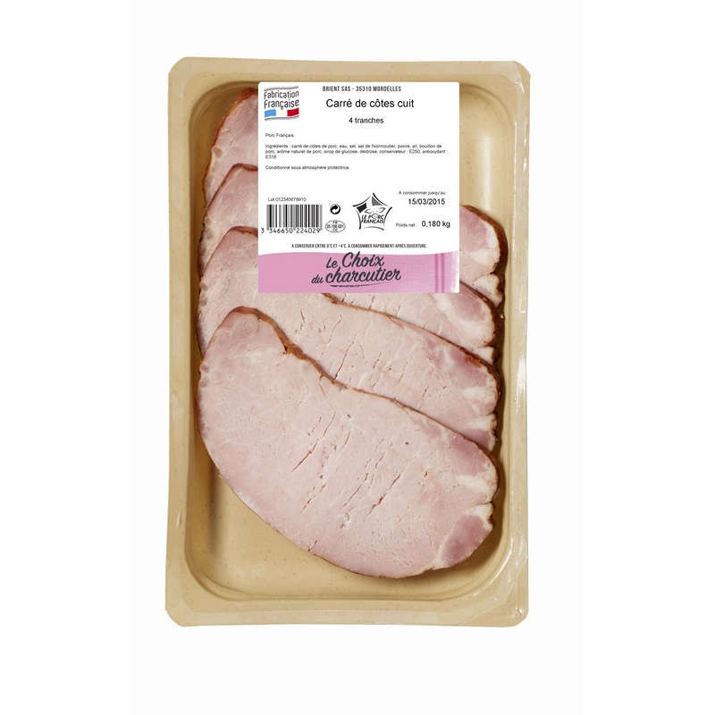 Brient Carré De Côte cuit x4