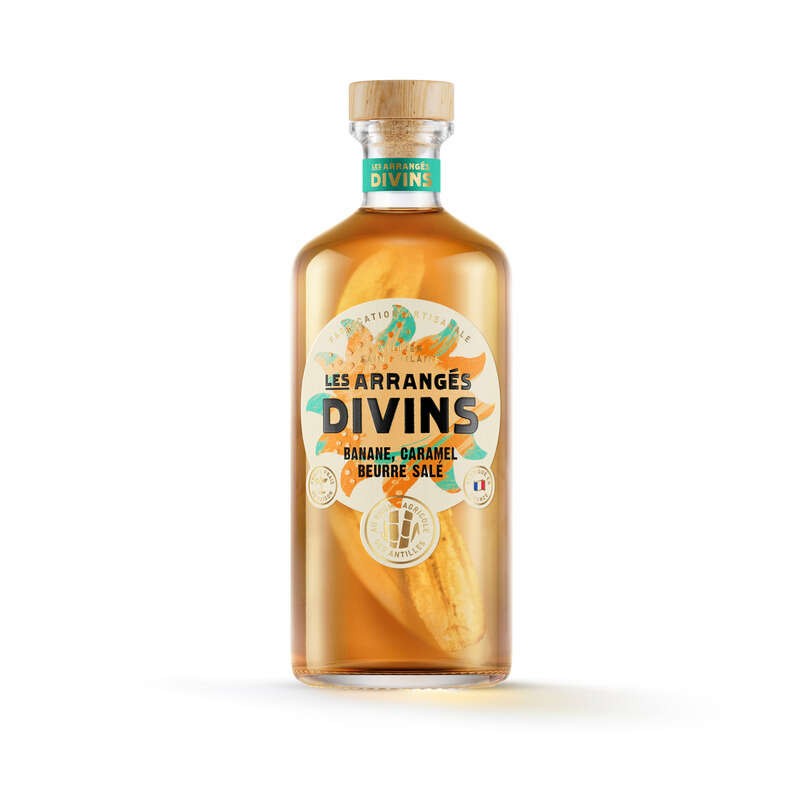 Les Arrangés Divins Banane Caramel Beurre Salé 70cl