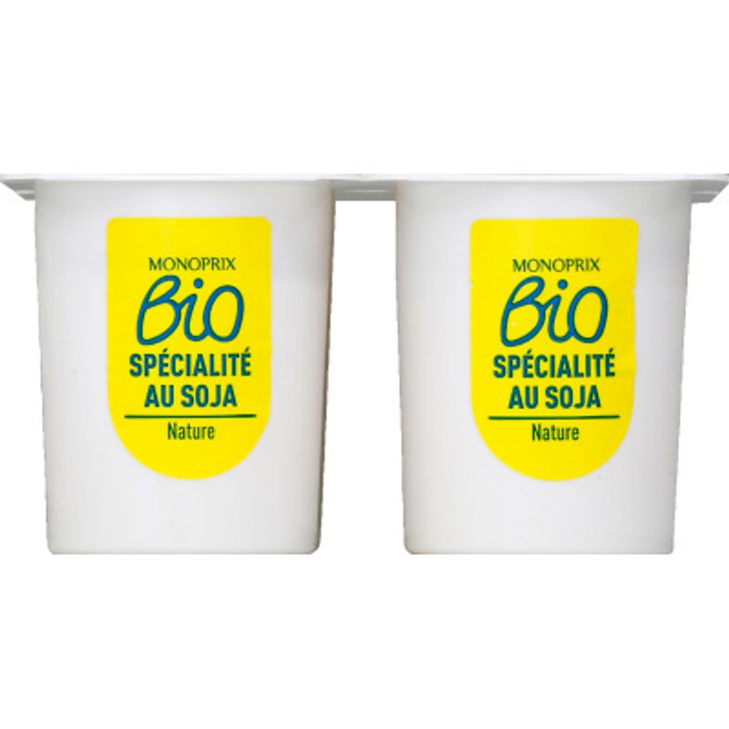Monoprix Bio Spécialité fermentée au soja nature 4x100g