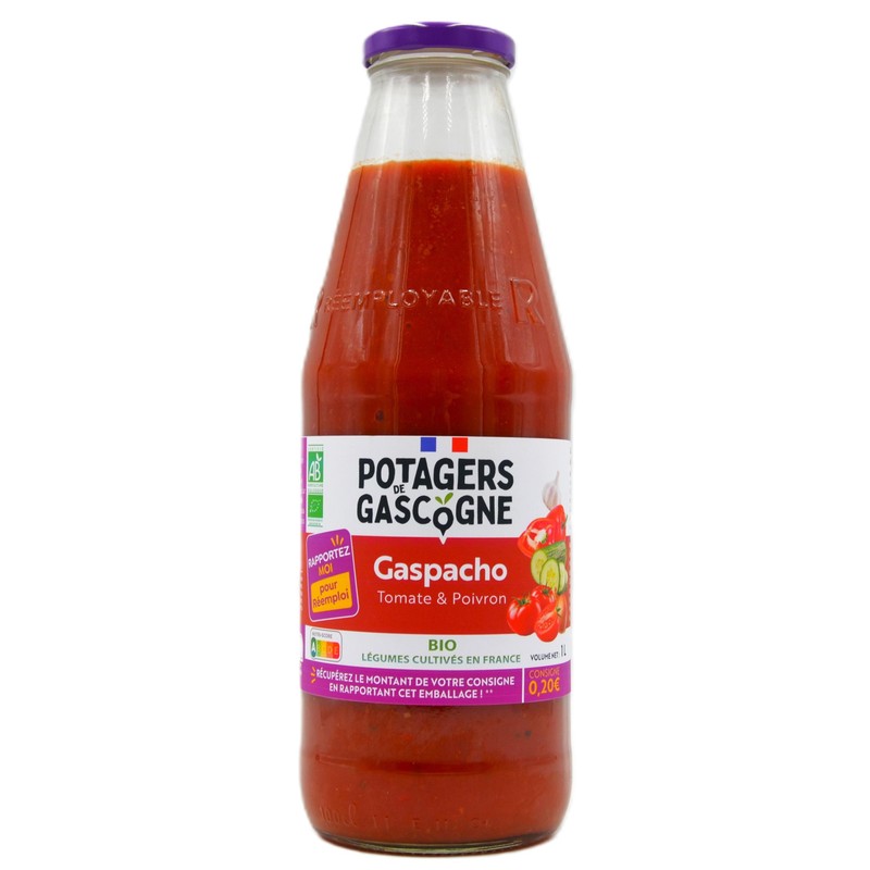 Potagers de Gascogne Gaspacho Bio 1L