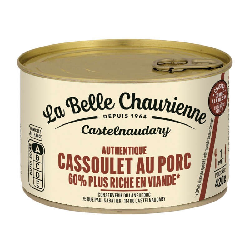 La Belle Chaurienne Cassoulet riche en viande 420g