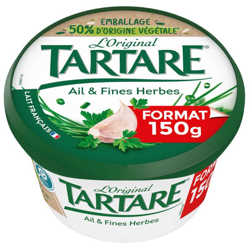 Tartare l’Original Ail & fines Herbes Pot 150g
