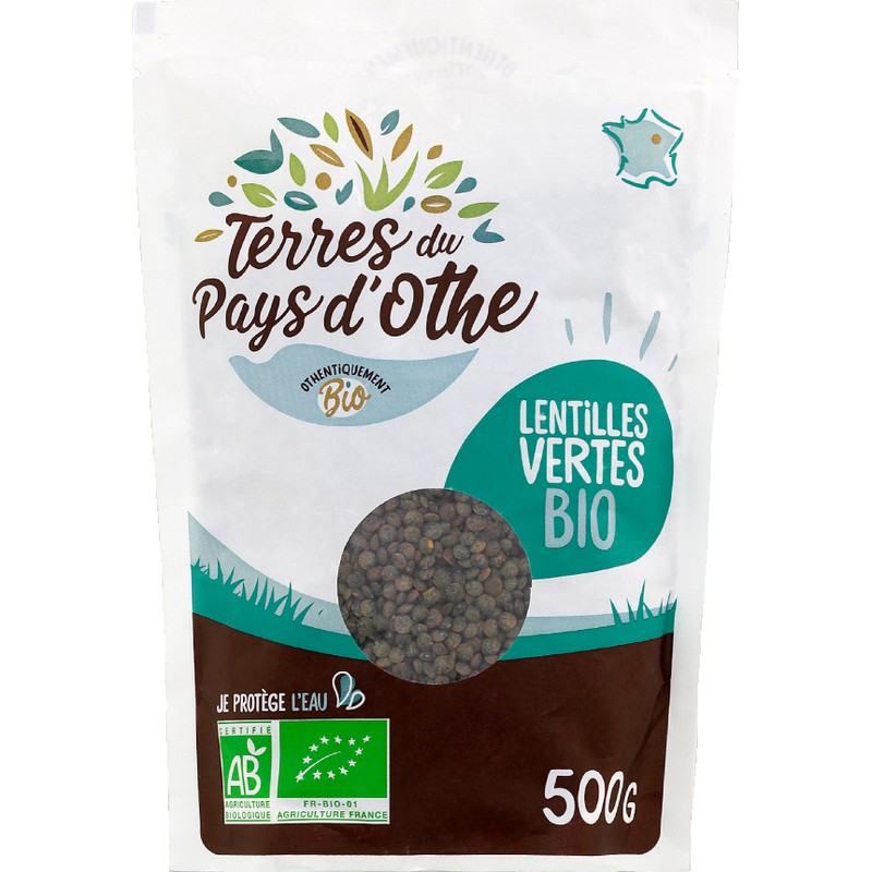 Terres Pays d'Othe Lentilles Bio 500g