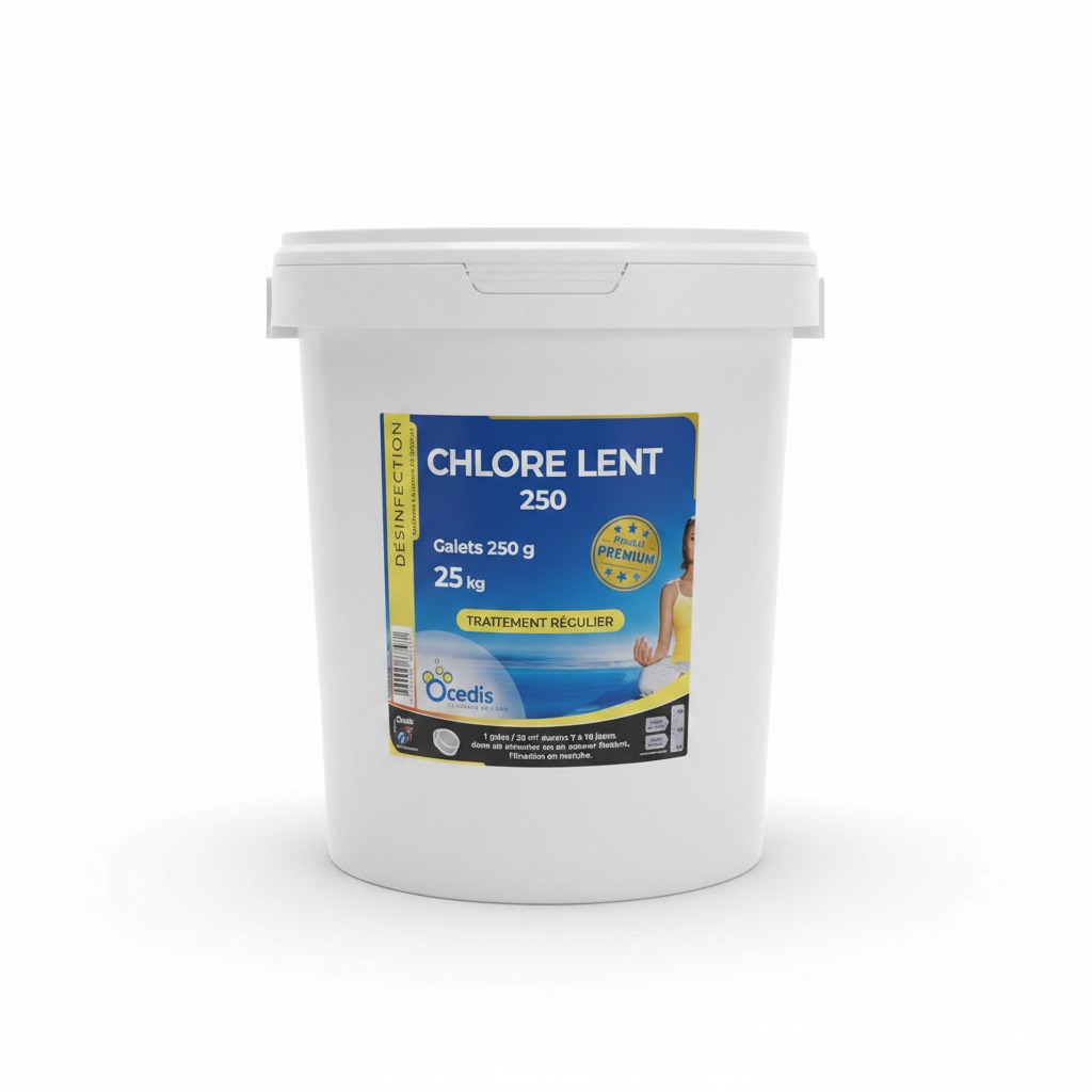 Chlore lent 25kg Ocedis