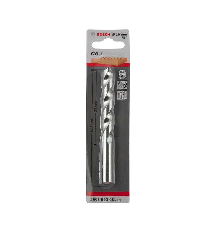 Foret a materiaux cyl 1 – 10x80x120mm BOSCH acc