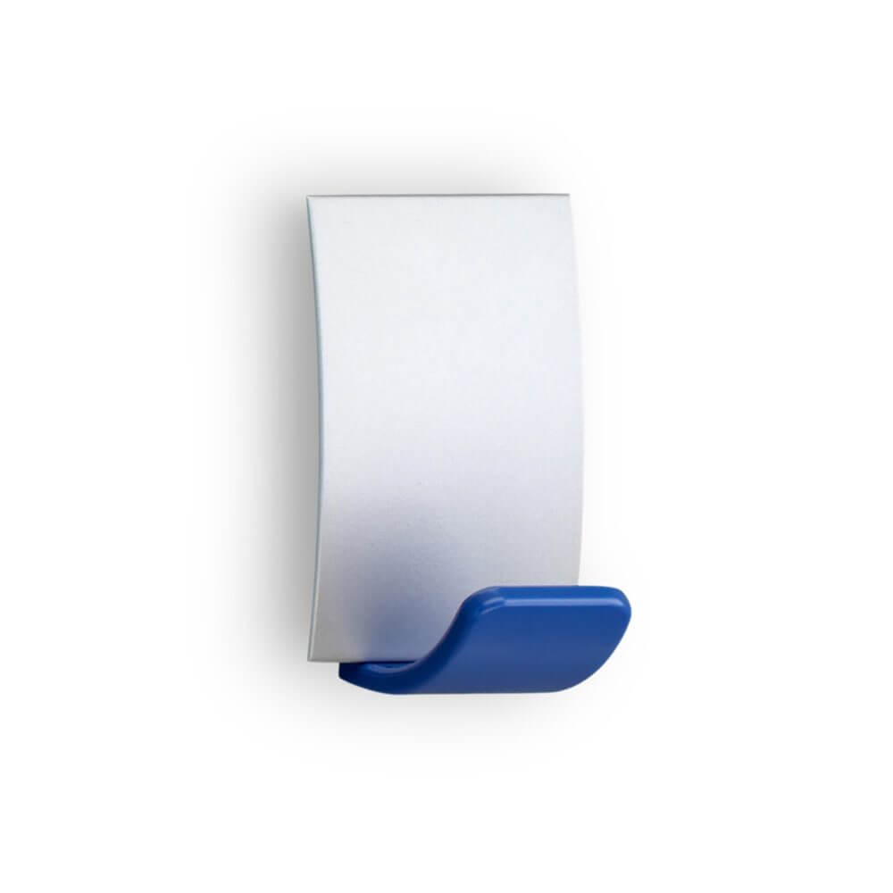 Porte Manteau Adhésif Chromé Bleu