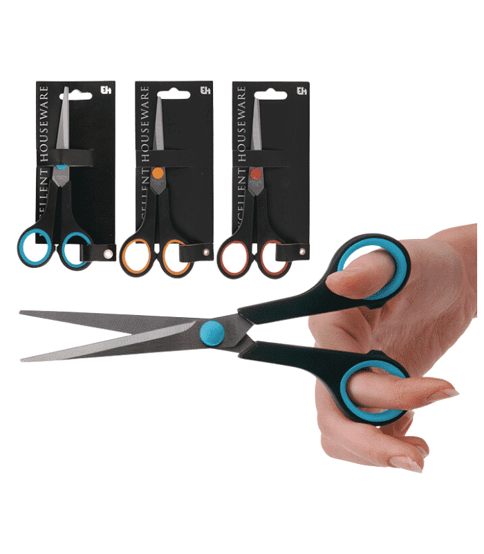 Ciseaux 16 cm 3 assortis