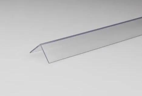 Corniere en pvc transparent 1000mmx20x20