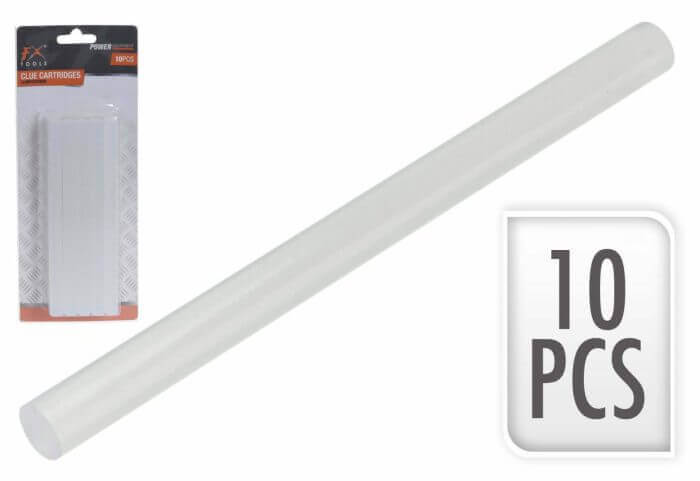 Bâton de colle transparent ensemble de 10 pieces. taille 11x150mm