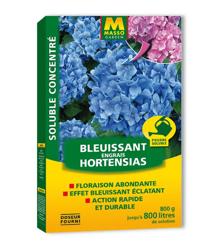 Engrais Soluble Bleuissant Hortensias Avec Sulfate D’Alumine 800G
