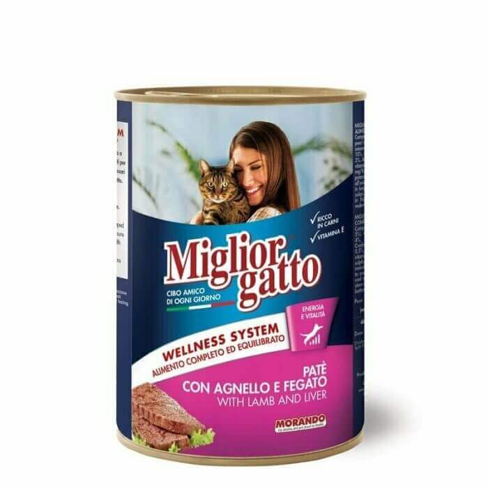 Pate Chat Agneau/Foie 400G 2430 Morando