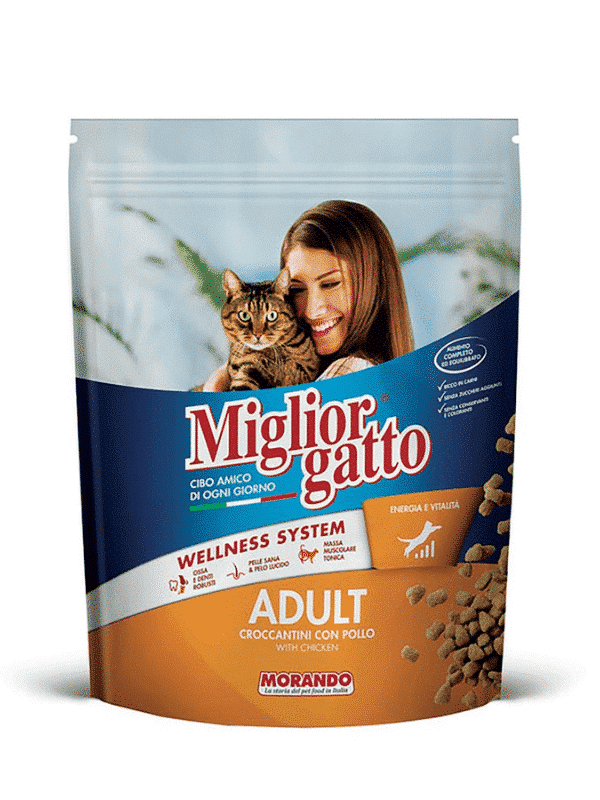 Croquettes pour chat adulte au poulet 400 g