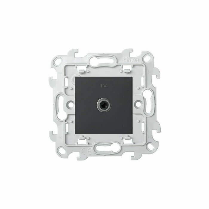 Prise Tv Type F Graphite S24
