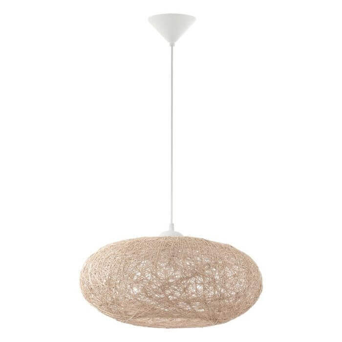 Suspension E27 60W Beige Diamètre 450Mm Campilo