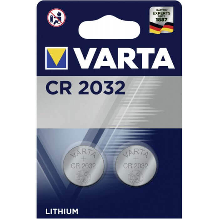 Blister piles cr 2032×2 varta