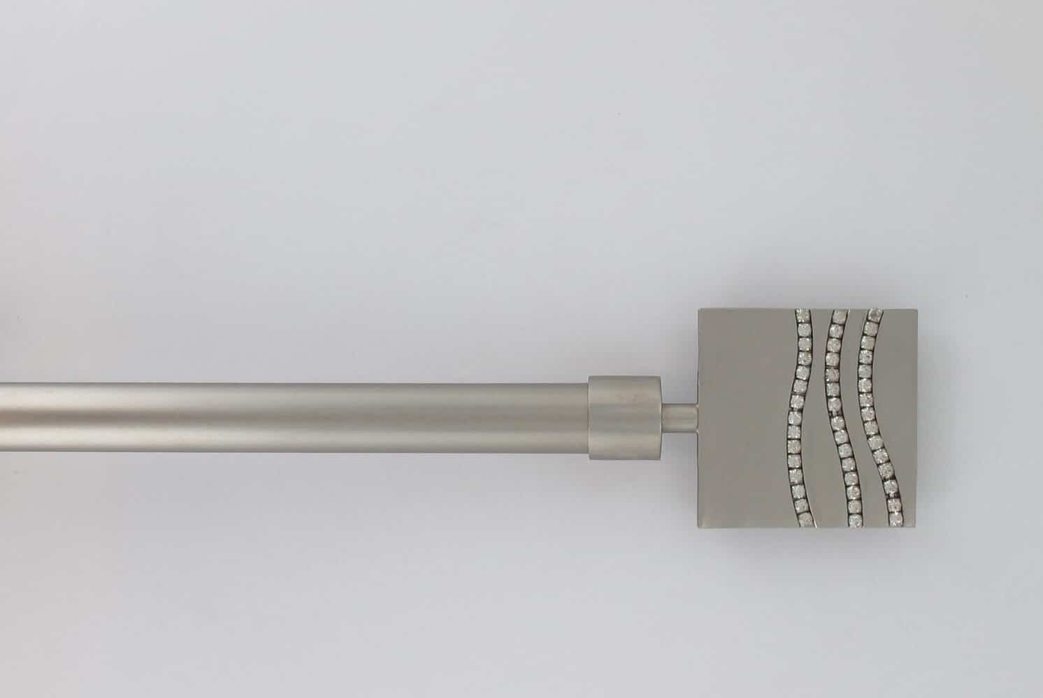 Kit Extensible Avec Embout Strass – Argent Mat