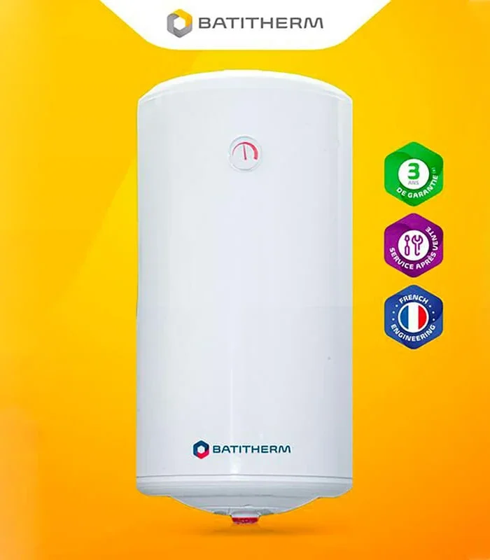 Chauffe-Eau Électrique Vertical 100 Litres – Batitherm