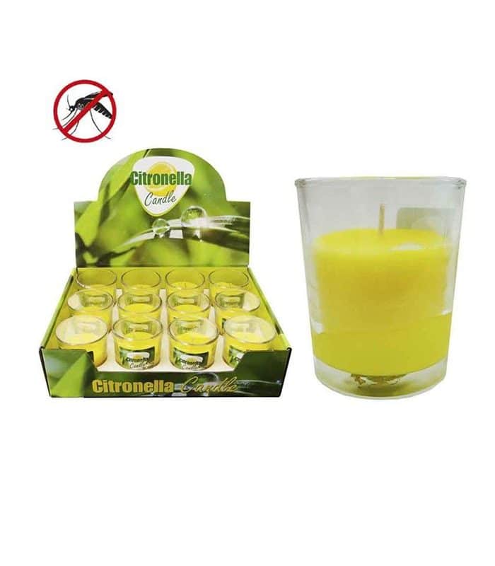 Bougie Citronnelle Gobelet En Verre De 50 Grammes 5X6Cm