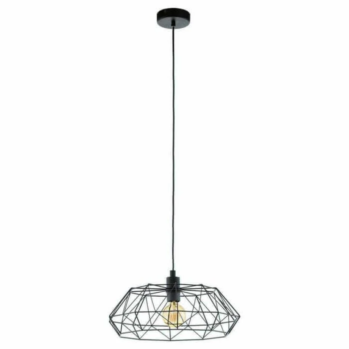 Suspension E27 60W Noir Diamètre 455Mm Carlton 2