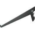 Console simple en acier 25cm noir