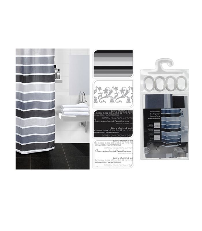 Rideau De Douche 180*180Cm 4As