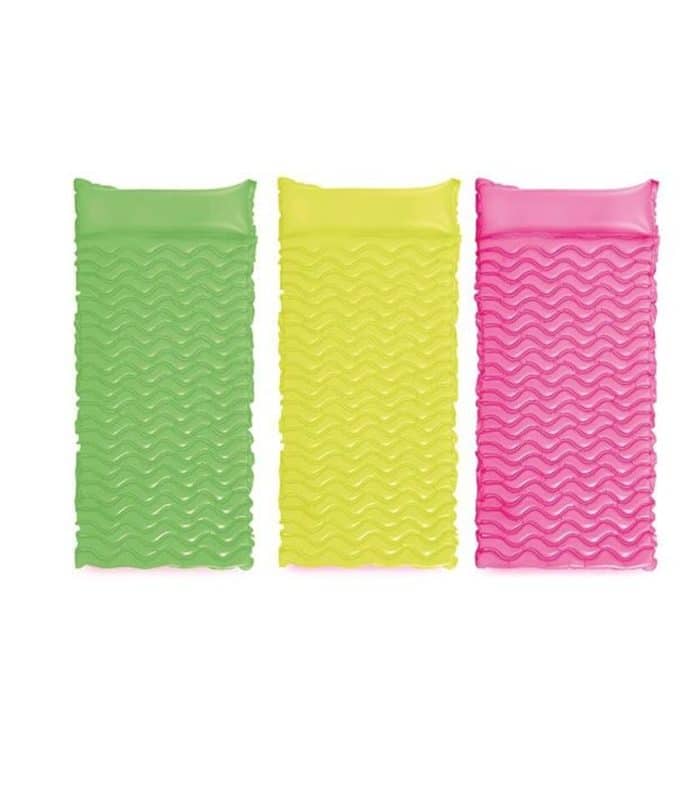 Matelas gonflabe 229x86cm 3 coloris assortis