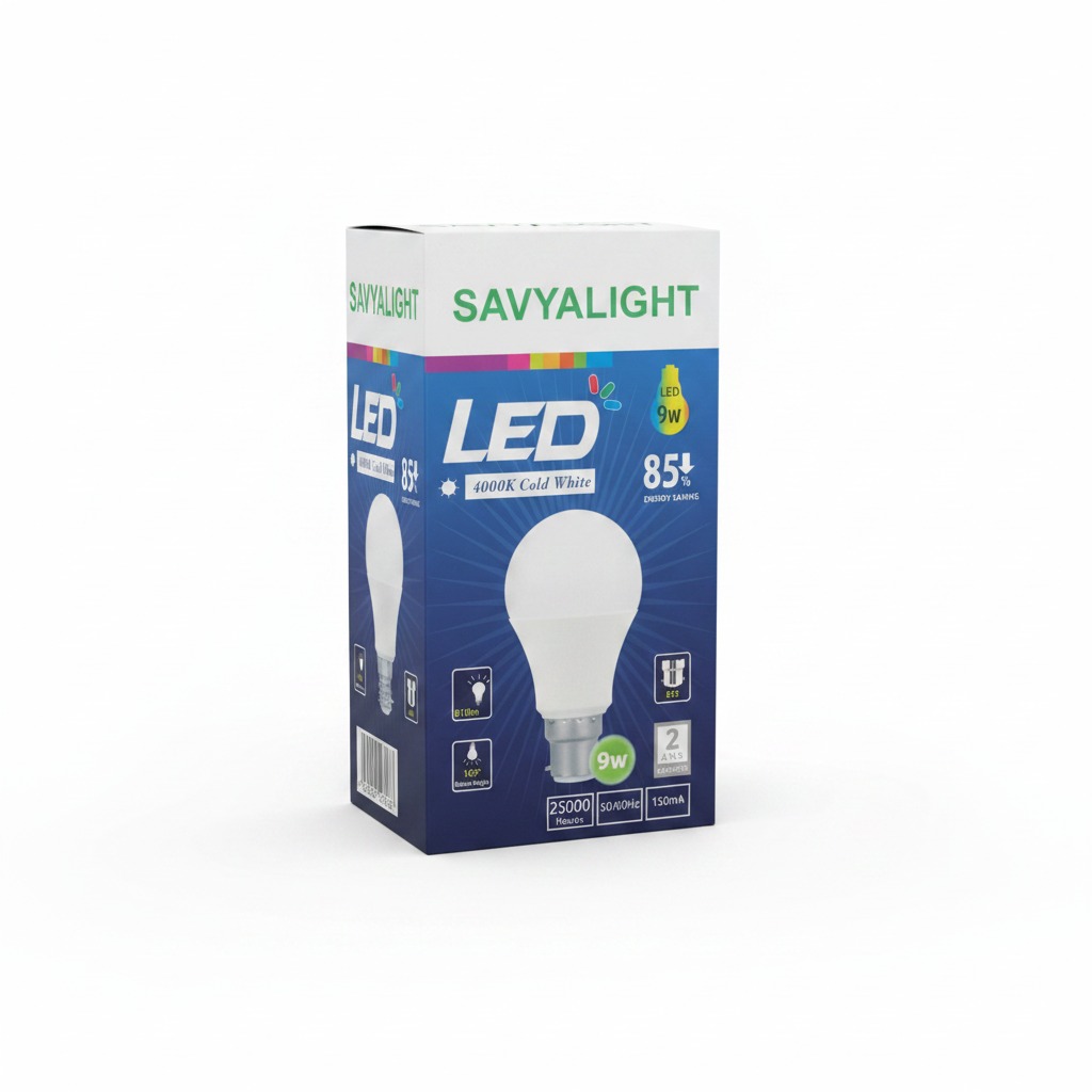 Lampe Led Gls B22 240v A60-9w 4000k Sav