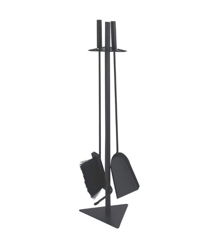 Serviteur de cheminée 4 accessoires 69 cm
