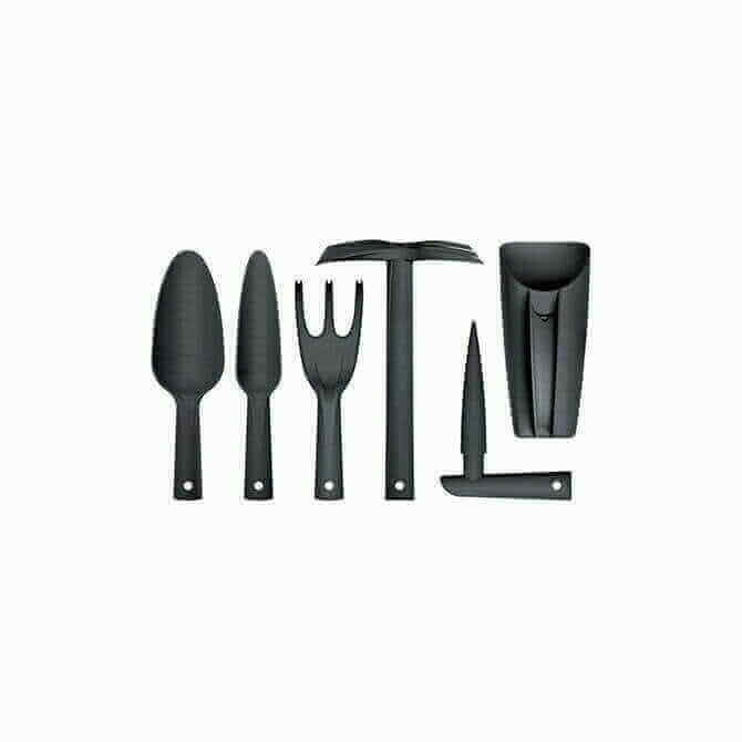 Jeu D'Outils De Jardinage Respana Noir 6 Pieces