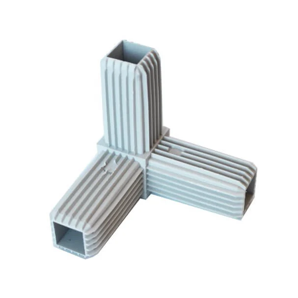 Embout tube carre 20×20 3 voies