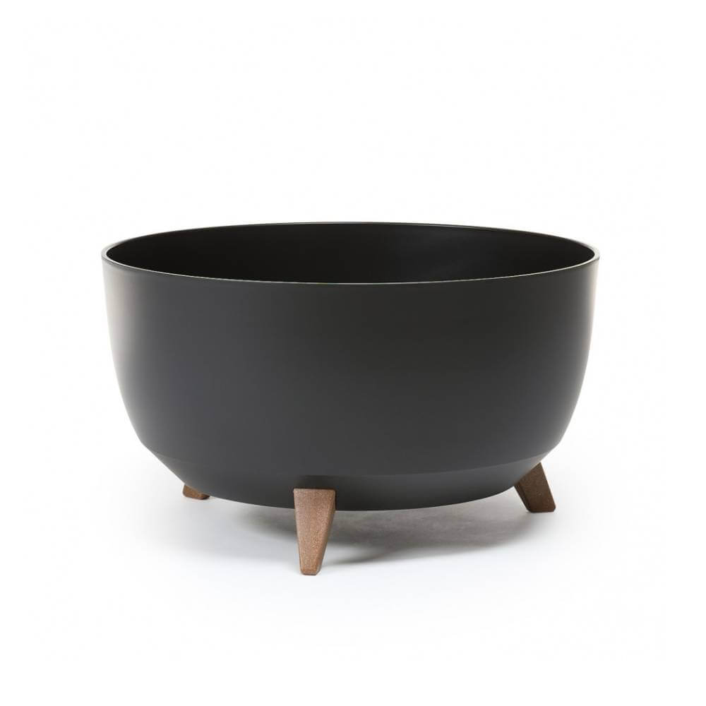 Pot De Fleurs Roma 47Cm Noir