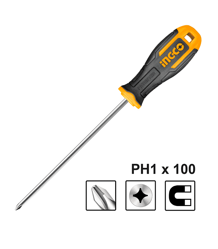 Tournevis Phillips Ph2 D: 5Mm L:100